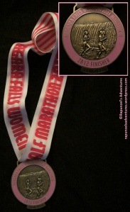 2012 Inaugural Niagara Falls Women's Half Marathon Medal